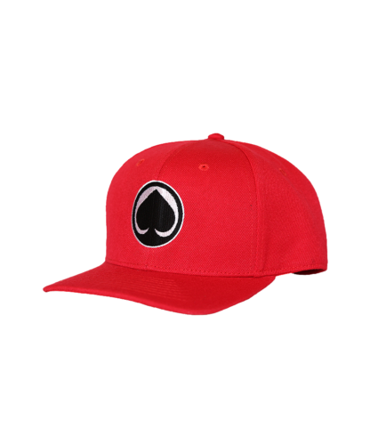 Pre curved cap red